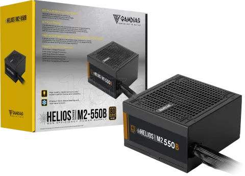 Photo de Alimentation ATX Gamdias Helios M2 - 550W (Noir)