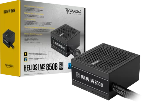 Photo de Alimentation ATX Gamdias Helios M2 - 850W (Noir)