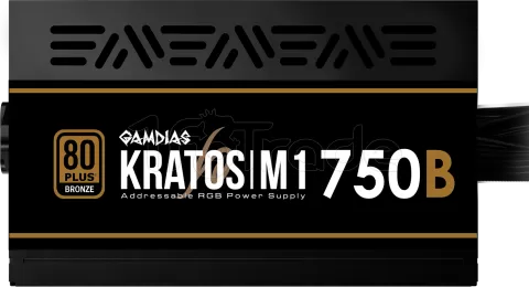 Photo de Alimentation ATX Gamdias Kratos M1-750B RGB - 750W (Noir) Bronze