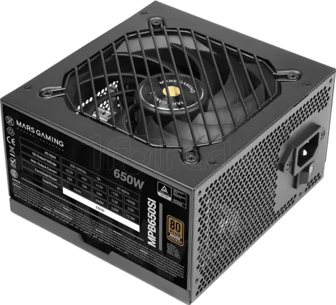 Photo de Alimentation ATX Mars Gaming MPB-SI - 650W (Noir)