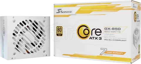 Photo de Alimentation ATX Seasonic Core GX V2 2024 - 850W (Blanc)