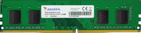 Photo de Barrette mémoire 16Go DIMM DDR4 Adata Premier  3200Mhz (Vert)