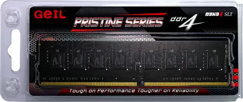 Photo de Barrette mémoire 16Go DIMM DDR4 GeIL Pristine 3200Mhz (Noir)