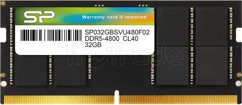 Photo de Barrette mémoire 32Go SODIMM DDR5 Silicon Power 4800Mhz (Noir)