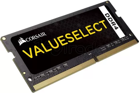 Photo de Barrette mémoire SODIMM DDR4 Corsair Value Select  2133Mhz 8Go (Noir)