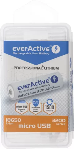 Photo de Batterie everActive 18650 3,7V - 3200mAh