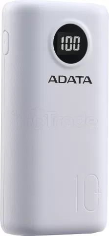 Photo de Batterie externe USB Adata P10000QCD - 10000mAh 22,5W (Blanc)