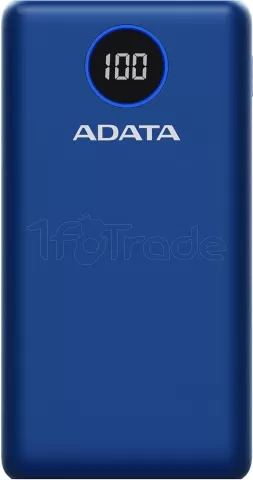 Photo de Batterie externe USB Adata P20000QCD - 20000mAh 15W (Bleu)