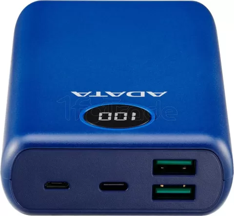 Photo de Batterie externe USB Adata P20000QCD - 20000mAh 15W (Bleu)