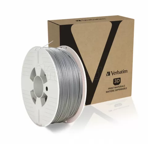 Photo de Bobine de Filament ABS Verbatim Ø1,75mm - 1Kg (Argent)