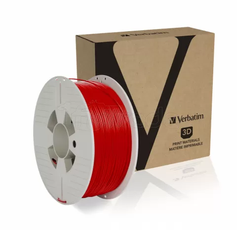 Photo de Bobine de Filament ABS Verbatim Ø1,75mm - 1kg (Rouge)