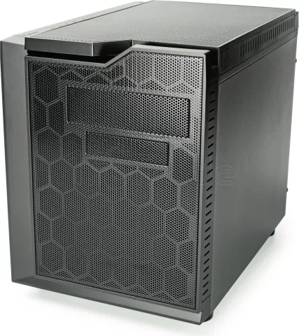 Photo de Boitier Cube Micro ATX Chieftec Gamer CI-01B avec fenêtre (Noir)