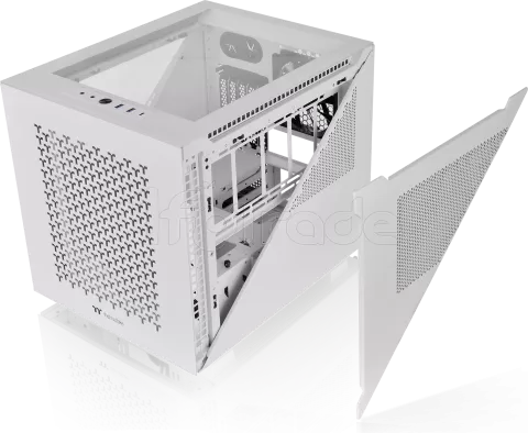 Photo de Boitier Cube Micro ATX Thermaltake Divider 200 TG Air (Blanc)