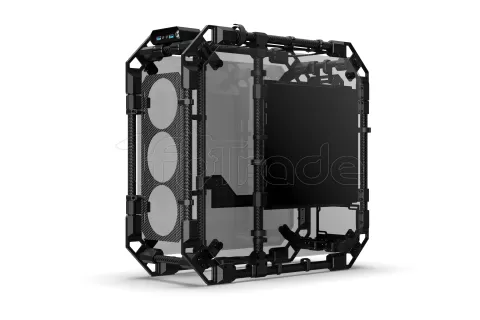 Photo de Boitier Grand Tour E-ATX Alphacool Apex Skeleton avec panneaux vitrés (Noir)