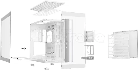 Photo de Boitier Grand Tour E-ATX be quiet! Light Base 900 DX RGB avec panneaux vitrés (Blanc)