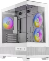 Photo de Boitier Mini Tour Micro-ATX Antec CX500M RGB avec panneaux vitrés (Blanc)