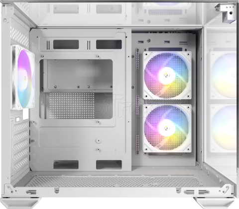 Photo de Boitier Mini Tour Micro-ATX Antec CX600M Trio RGB avec panneaux vitrés (Blanc)