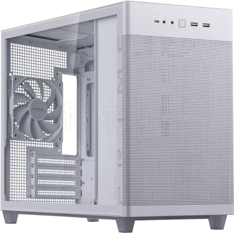 Photo de Boitier Mini Tour Micro ATX Asus Prime AP201 avec panneau vitré (Blanc)