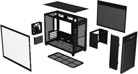 Photo de Boitier Mini Tour Micro ATX Asus Prime AP201 avec panneau vitré (Noir)