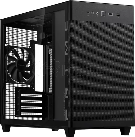 Photo de Boitier Mini Tour Micro ATX Asus Prime AP201 avec panneau vitré (Noir)