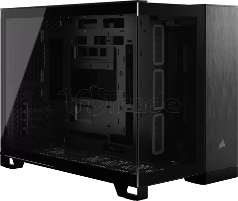 Photo de Boitier Mini Tour Micro ATX Corsair 2500X avec panneaux vitrés (Noir/Gris)