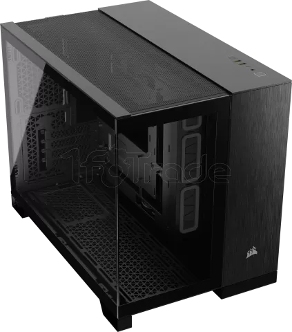 Photo de Boitier Mini Tour Micro ATX Corsair 2500X avec panneaux vitrés (Noir/Gris)