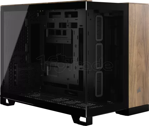 Photo de Boitier Mini Tour Micro ATX Corsair 2500X avec panneaux vitrés (Noir/Marron)