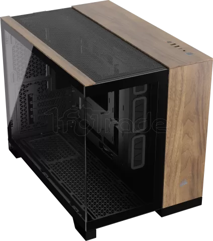 Photo de Boitier Mini Tour Micro ATX Corsair 2500X avec panneaux vitrés (Noir/Marron)