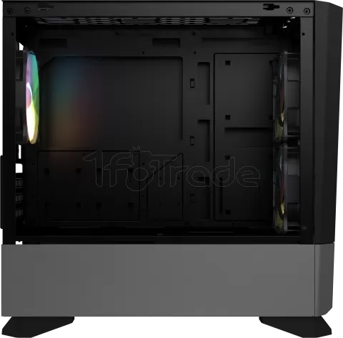 Photo de Boitier Mini Tour Micro ATX Cougar MG140 Air RGB avec panneau vitré (Noir)