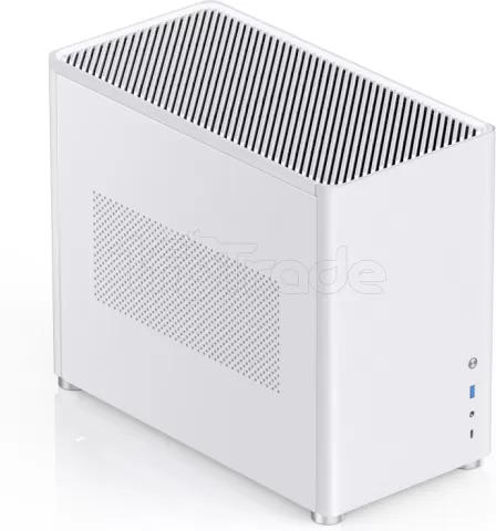 Photo de Boitier Mini Tour Micro-ATX Jonsbo D30 avec panneau vitré (Blanc)