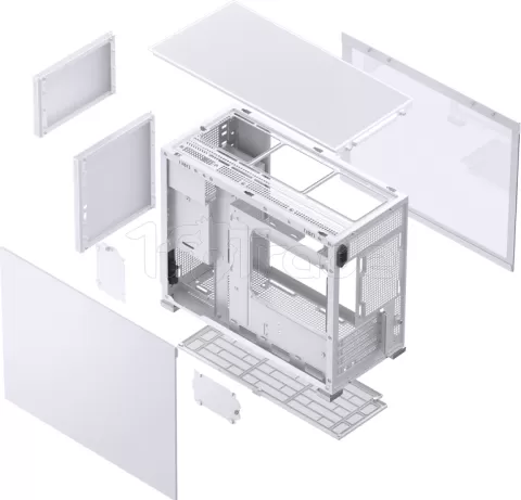 Photo de Boitier Mini Tour Micro ATX Jonsbo D31 avec panneau vitré (Blanc)