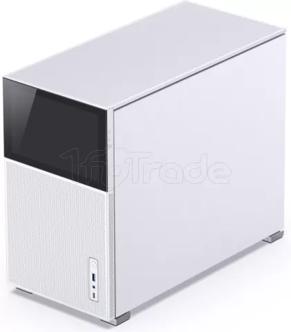 Photo de Boitier Mini Tour Micro ATX Jonsbo D31 Mesh Screen avec panneau vitré (Blanc)