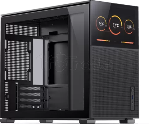 Photo de Boitier Mini Tour Micro ATX Jonsbo D31 Mesh Screen avec panneau vitré (Noir)