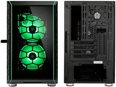 Photo de Boitier Mini Tour Micro ATX Kolink Citadel Glass SE RGB avec panneau vitré (Noir)