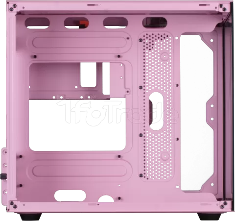 Photo de Boitier Mini Tour Micro ATX Mars Gaming MC-View avec panneaux vitrés (Rose)