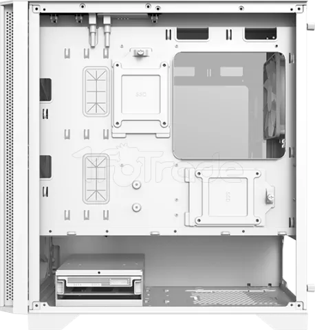 Photo de Boitier Mini Tour Micro ATX Montech Air 100 Lite avec panneau vitré (Blanc)