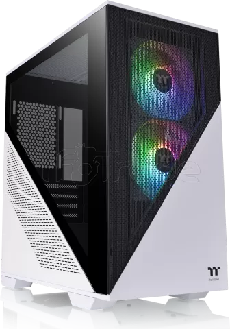 Photo de Boitier Mini Tour Micro ATX Thermaltake Divider 170 RGB (Blanc/Noir)