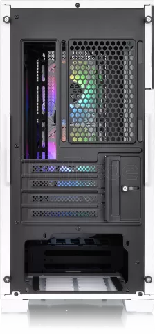 Photo de Boitier Mini Tour Micro ATX Thermaltake Divider 170 RGB (Blanc/Noir)