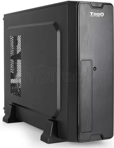 Photo de Boitier Mini Tour Micro ATX TooQ Slim TQC-3007U3C avec alimentation SFX 500W (Noir)