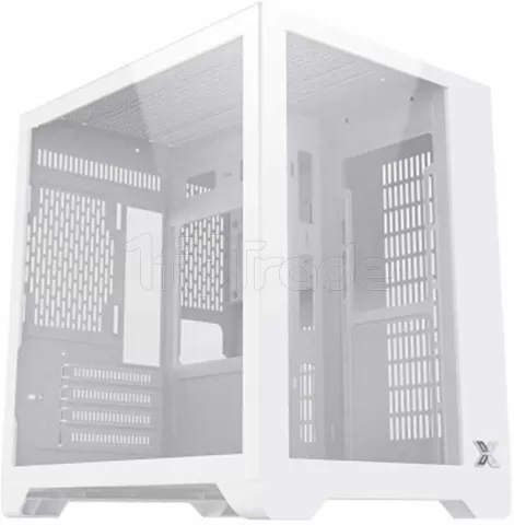 Photo de Boitier Mini Tour Micro ATX Xigmatek Aqua M Lite avec panneaux vitrés (Blanc)