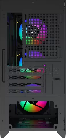 Photo de Boitier Mini Tour Micro ATX Xigmatek NYX II RGB avec panneaux vitrés (Noir)