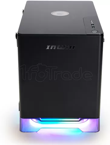 Photo de Boitier Mini Tour Mini ITX InWin A1 Plus RGB avec panneau vitré + Alimentation 650W (Noir)