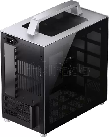 Photo de Boitier Mini Tour Mini ITX Jonsbo T8 Plus avec panneau vitré (Argent)