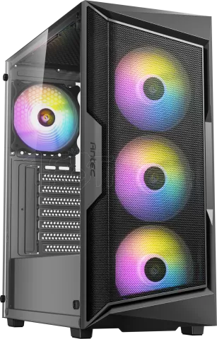 Photo de Boitier Moyen Tour ATX Antec AX61 Elite RGB avec panneau vitré (Noir)