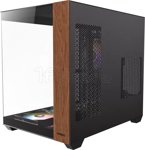 Photo de Boitier Moyen Tour ATX Antec Constellation CX800 Wood RGB avec panneaux vitrés (Noir)