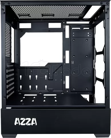 Photo de Boitier Moyen Tour ATX Azza Apollo RGB avec panneau vitré (Noir/Gris)