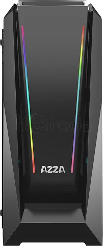 Photo de Boitier Moyen Tour ATX Azza Chroma A RGB avec panneau vitré (Noir)