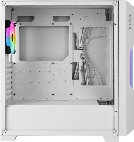 Photo de Boitier Moyen Tour ATX Azza Guardian RGB avec panneau vitré (Blanc)