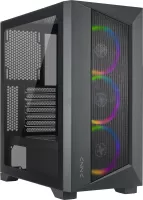 Photo de Boitier Moyen Tour ATX Azza Octane A RGB avec panneau vitré (Noir)