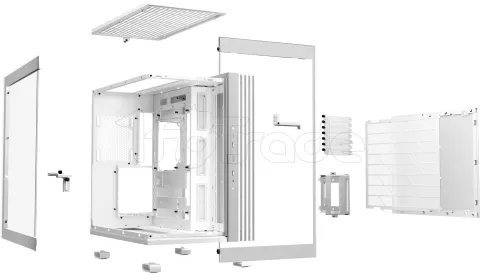 Photo de Boitier Moyen Tour ATX be quiet! Light Base 600 DX RGB avec panneaux vitrés (Blanc)